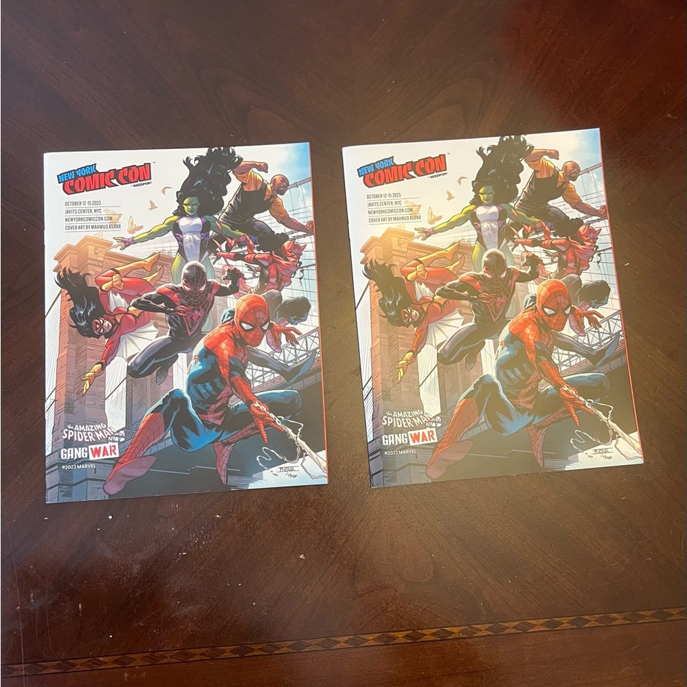 New York Comic Con 2023 Program Guide (2 copies)